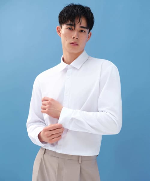 [Cooltandard] Tricot Easy Shirt [White]