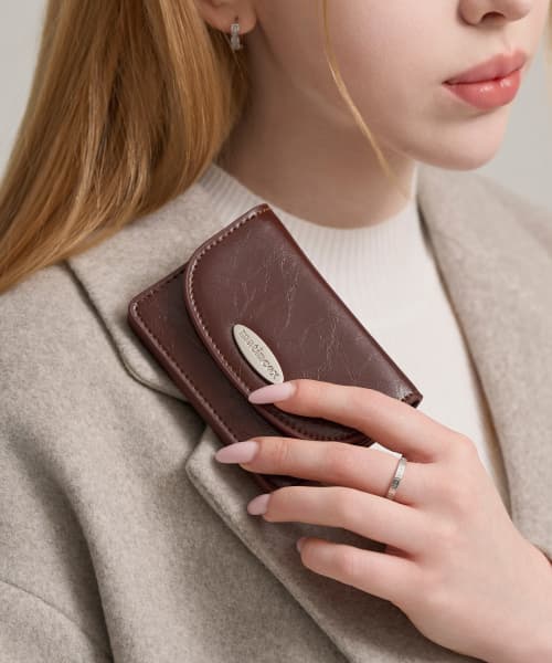 Auris Card Wallet - Chocolate