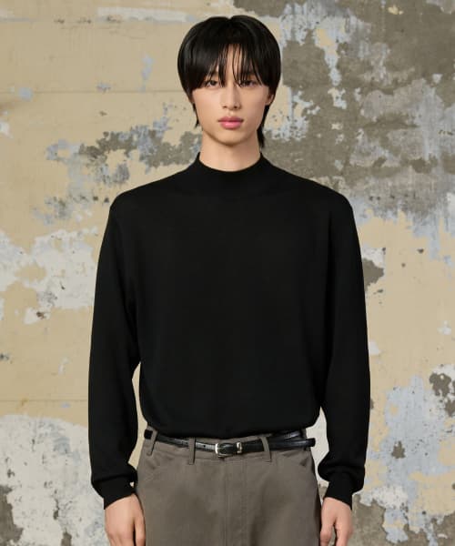 Cashmere Blend Mock Neck Crop Knit (6 Colors)