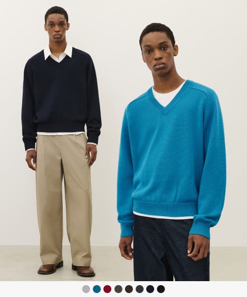 [SuareXDaily Room] Daily Cotton Saddle Crop Knit - 8 COLORS