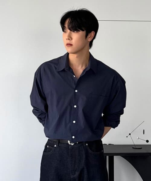 26 SS Semi Crop Bio Washed Shirt (8 Colors)