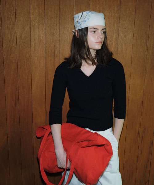 Palette V-Neck Knit_Black