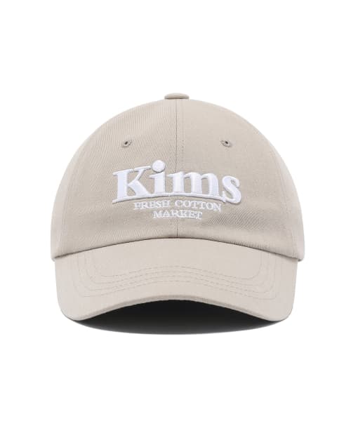 Kims Bam Logo Ball Cap Sand Beige