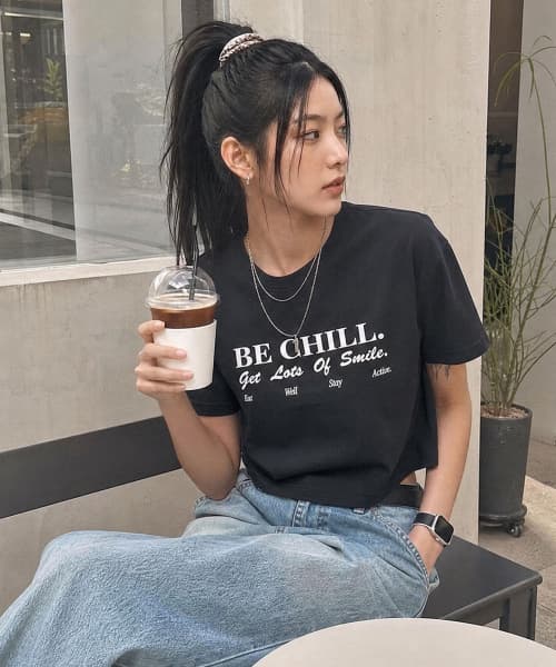 Quick-Dry Crop CHILL T Shirt