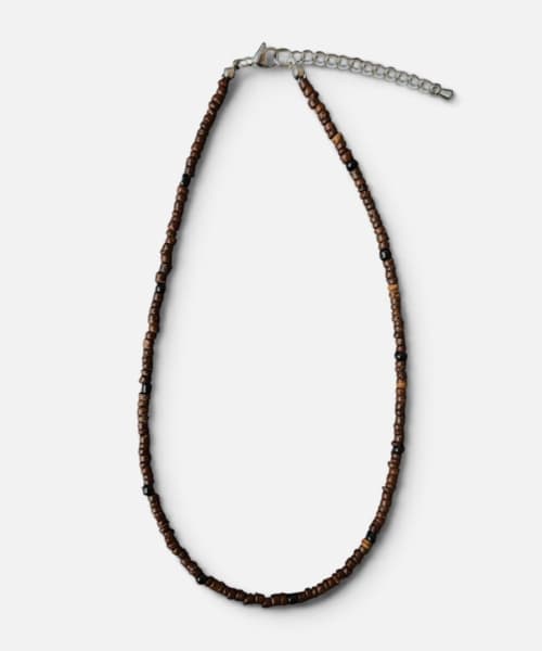Black Mix Wood Necklace