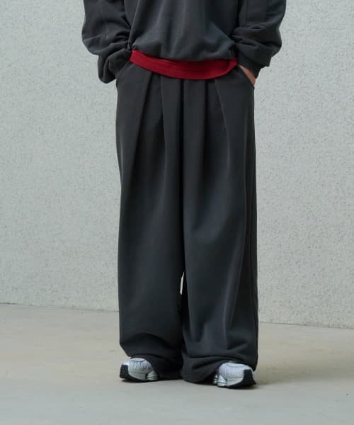 Spray Wide Sweatpants-FESK7201B09