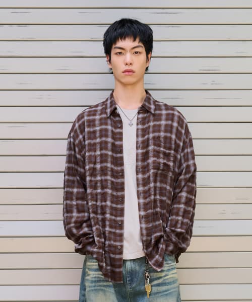 Western Check Shirts-FESK5402B09
