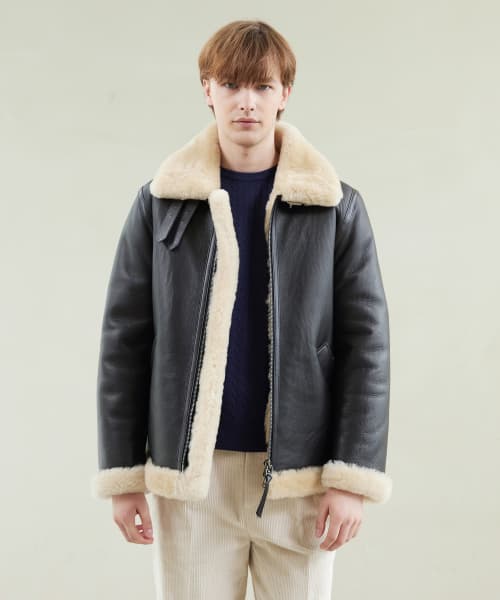 Dark Brown Shearling Jacket
