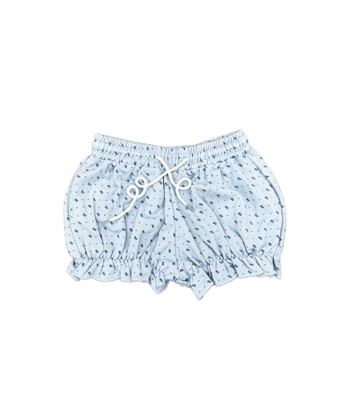 Ribbon Pumpkin Shorts in Blue