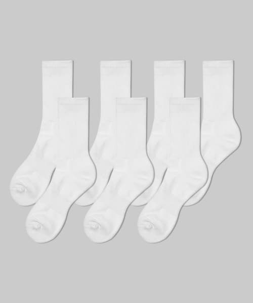 Crew Socks 7-Pack [White]