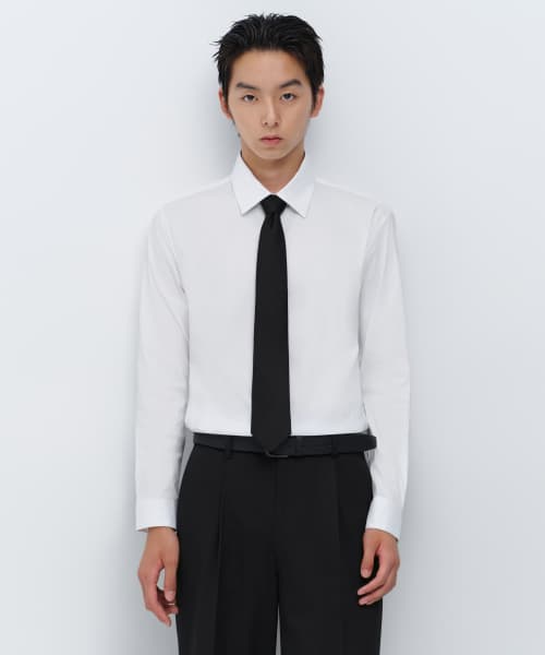 BASIC DRESS SHIRT [WHITE]