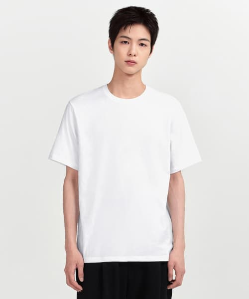 Basic Crew Neck T-Shirt [White]