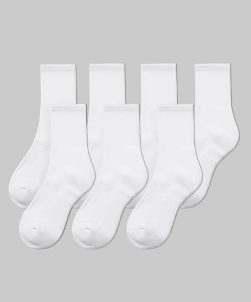 Middle Socks 7-Pack [White]