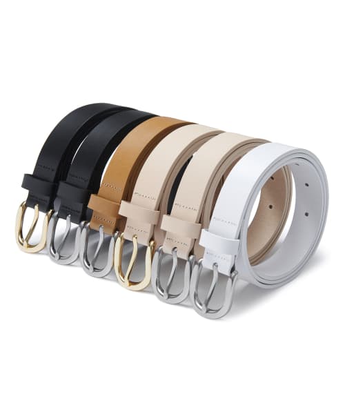 Womens Basic Italian Leather Belt_23mm