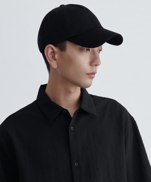 Big Size Cotton Ball Cap [Black]