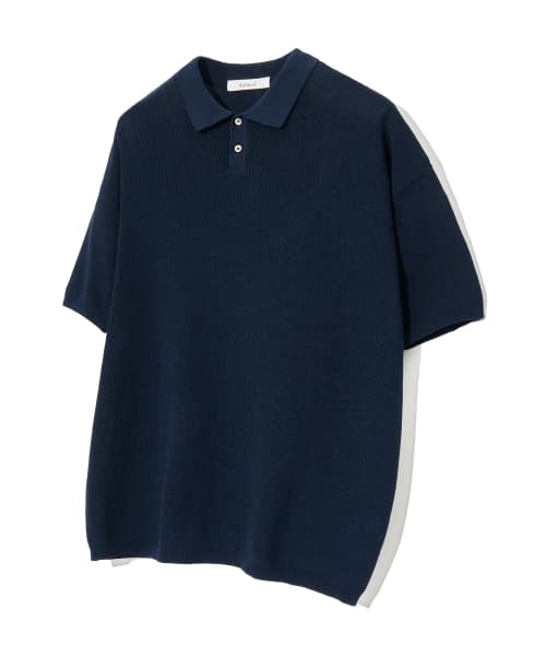 Cooltandard PK Short Sleeve Knit T-Shirt NAVY