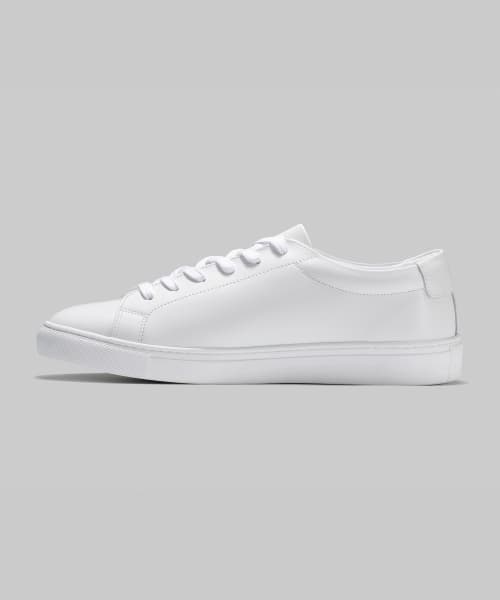 LEATHER COURT SNEAKERS_WHITE