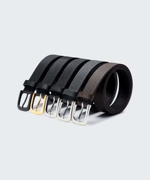 Saffiano Leather Belt_30mm