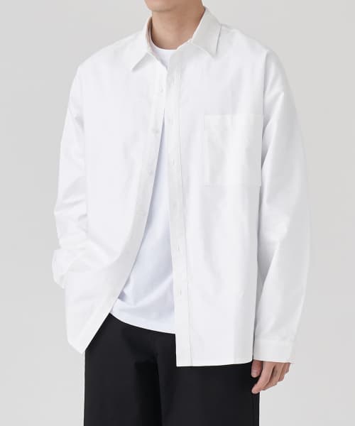 OVERSIZED OXFORD SHIRT (WHITE)