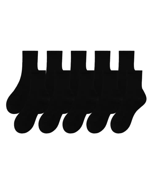 Lightweight Mid Socks 10-Pack [Black]