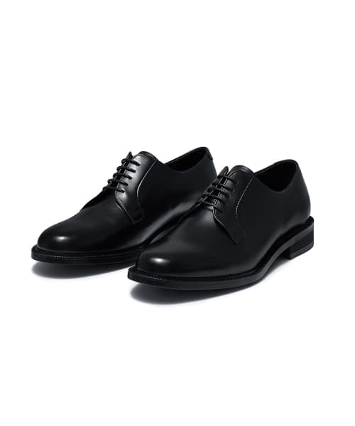 PLAIN DERBY SHOES_BLACK