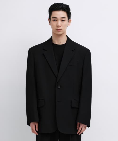 BIG DADDY OVERSIZED BLAZER [BLACK]