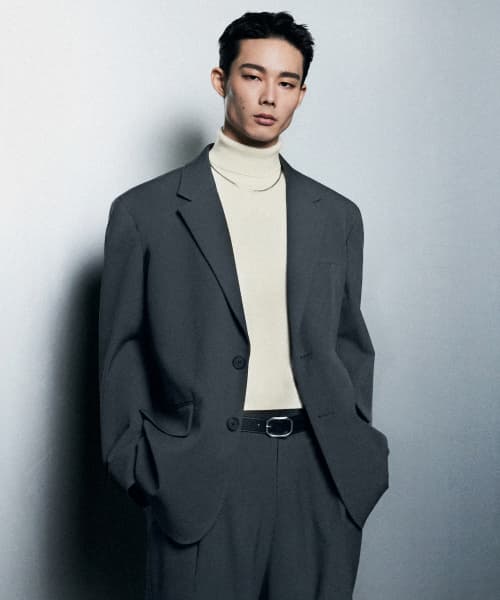 BIG DADDY OVERSIZED BLAZER [GRAY]