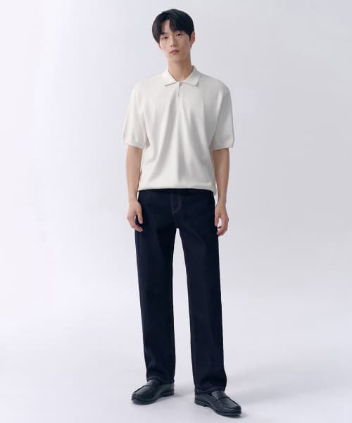 Straight Denim Pants [Deep Indigo]