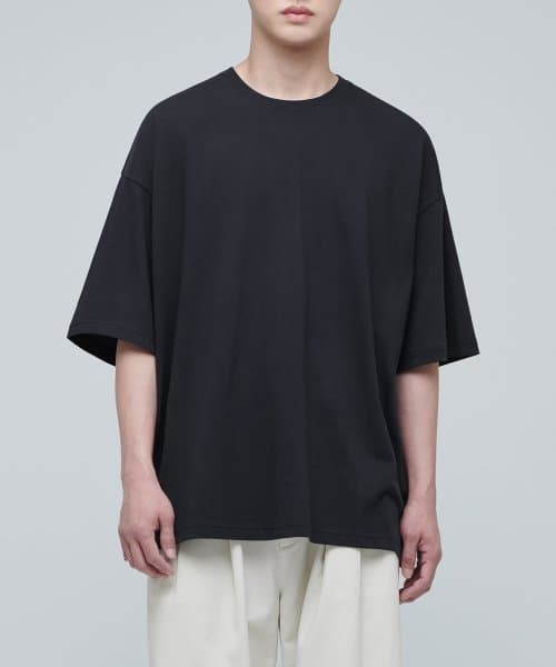 Extra Oversized Crew Neck T-Shirt [Black]