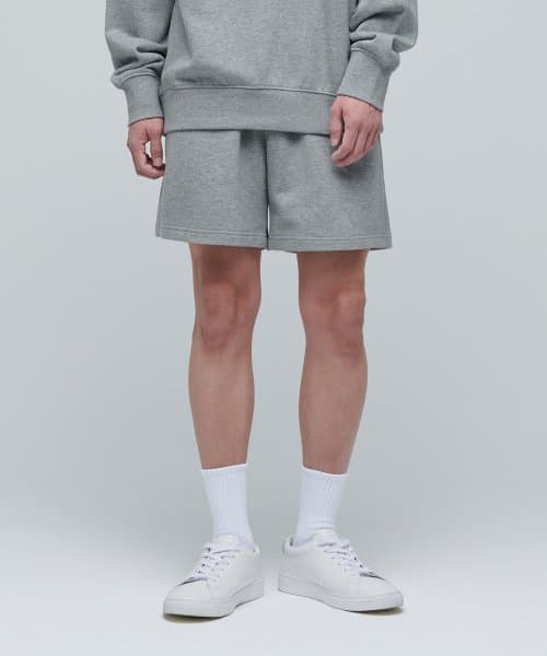 Boxer Fit Sweat Shorts [Melange Grey]