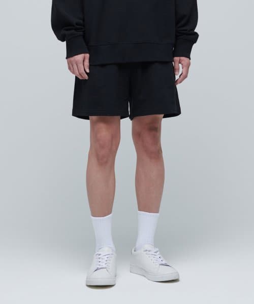 Boxer Fit Sweat Shorts [Black]