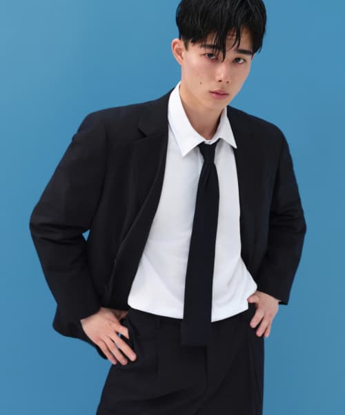 [COOLTANDARD] RELAXED BASIC BLAZER [NAVY]