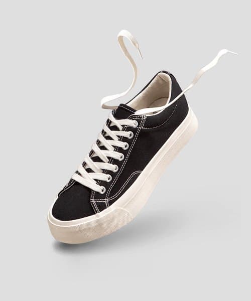 Standard Canvas Sneakers 4.5cm (CR0054BK)