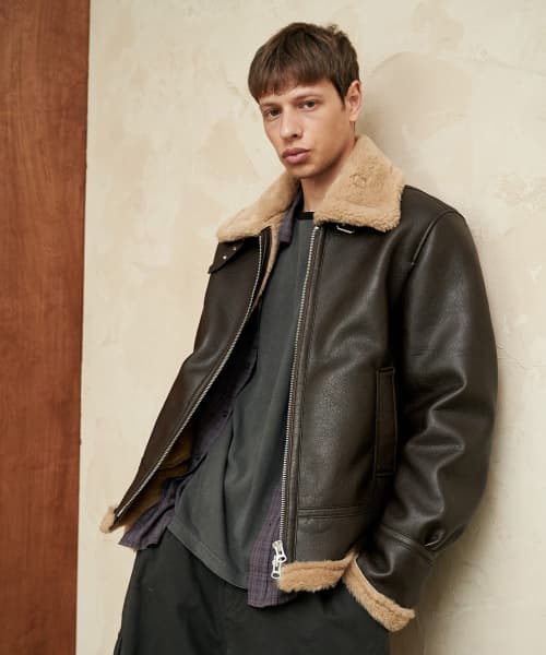 [Renewal] Premium Standard B3 Mustang Jacket Men (Brown)