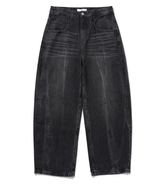 Reflect Curved Pants [Washed Black]