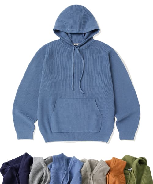 Washable hooded Knit - 9 COLOR