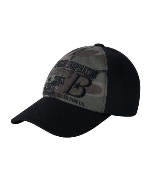 B LOGO Baseball Cap [Camo Black]