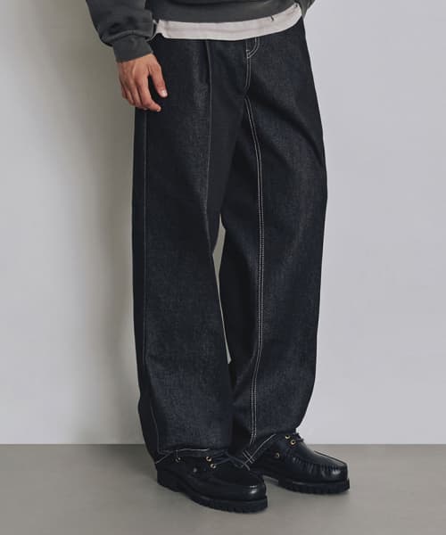 Denim single-pleat wide pants 11 COLOR COOSPT201