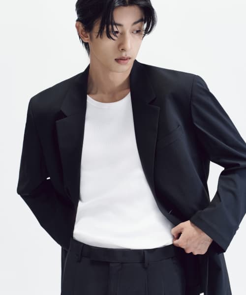 [Cooltandard] Oversized Blazer [Black]