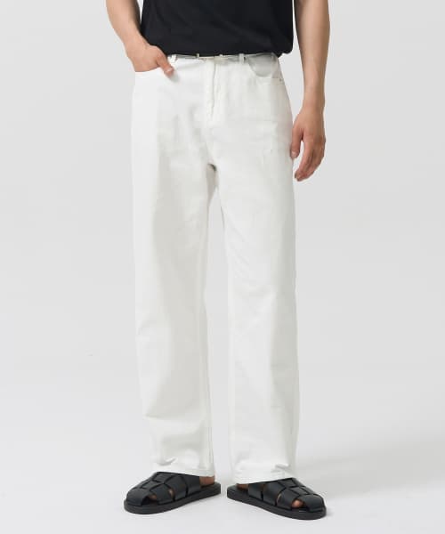 SL01 Summer Denim Wide Pants (OFF WHITE)