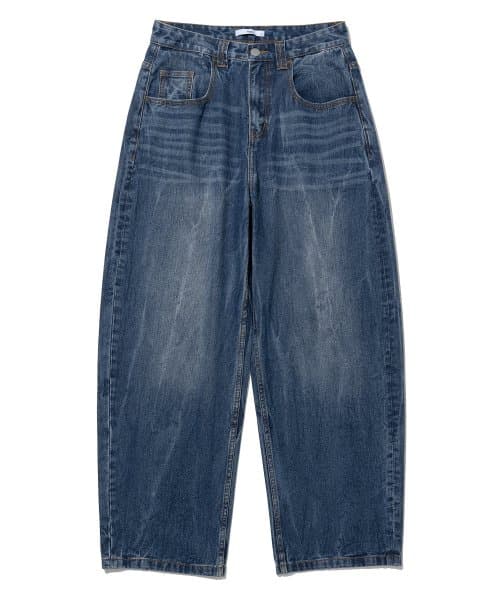 Reflect Curved Pants [Mid Blue]