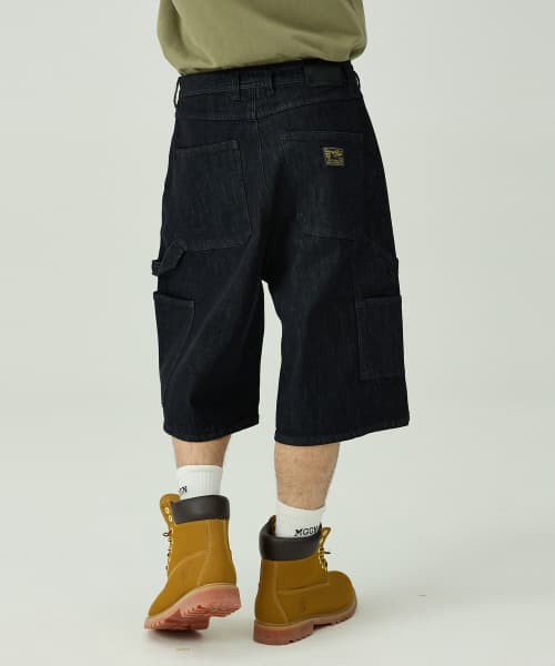 Bernard 7907 Carpenter Bermuda Dark Indigo Greencast Shorts Pants