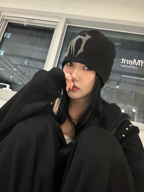 TRIBAL MGD LOGO BEANIE BLACK(MG2DFMAB20A)