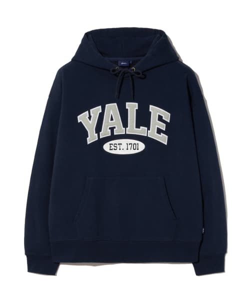 2 TONE ARCH HOODIE NAVY