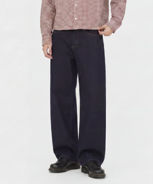 Wide Denim Pants [Dough]