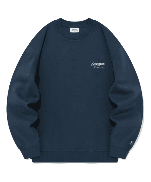 Fleece Multi Logo Sweatshirt Blue