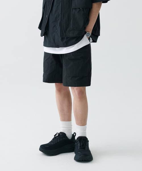 [City Leisure] CN Belted Utility Shorts [Black]