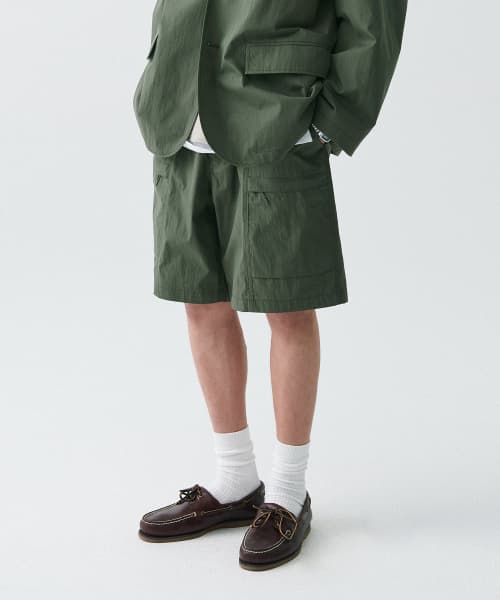 [City Leisure] CN Belted Utility Shorts [Khaki]