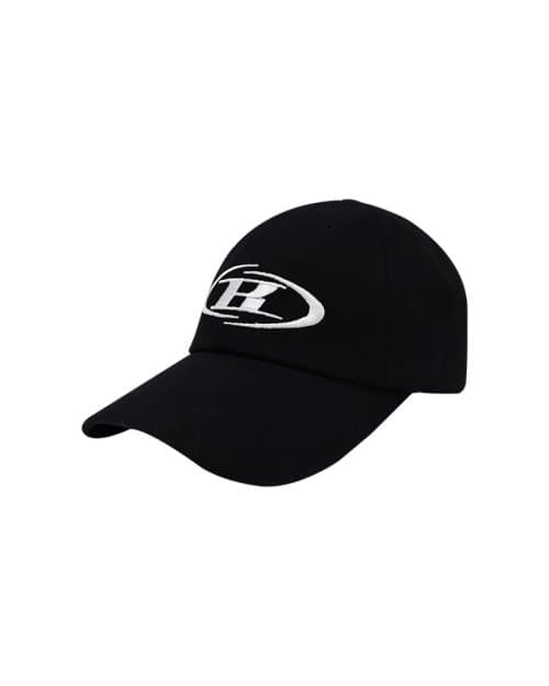 B SYMBOL BIG LOGO BALL CAP [BLACK]