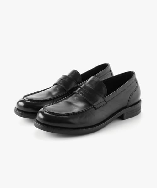 New Rug Loafer R24H212 (Horse Leather Black)